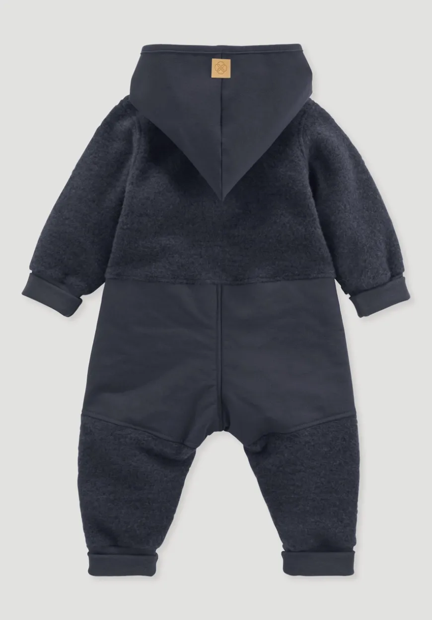 hessnatur Wollfleece Overall aus Bio-Merinowolle mit Softshell von| Fleece|Overalls