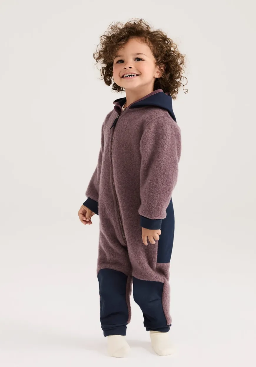 hessnatur Wollfleece Overall aus Bio-Merinowolle mit Softshell von| Fleece|Overalls