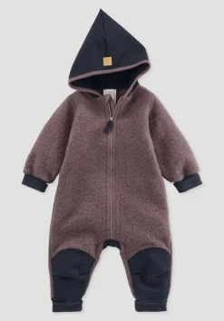 hessnatur Wollfleece Overall aus Bio-Merinowolle mit Softshell von| Fleece|Overalls