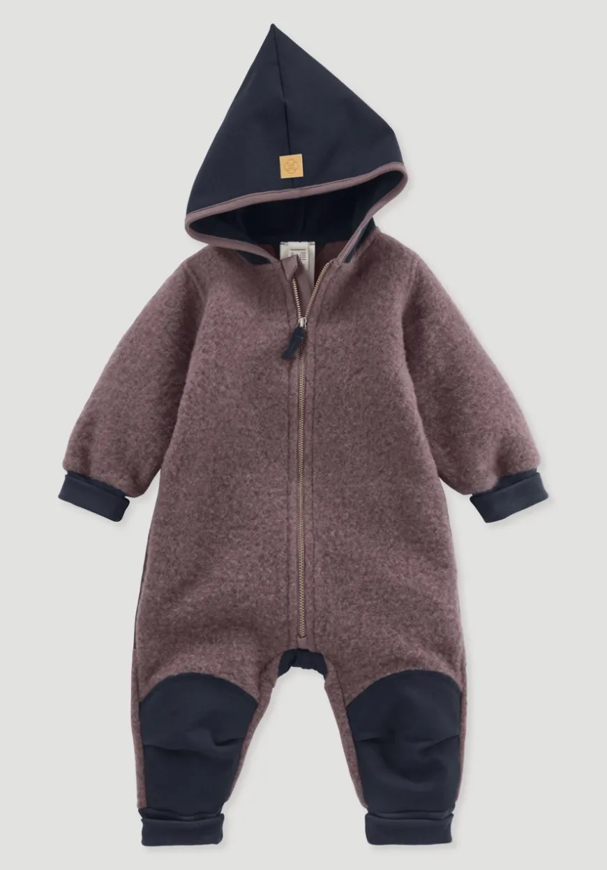 hessnatur Wollfleece Overall aus Bio-Merinowolle mit Softshell von| Fleece|Overalls