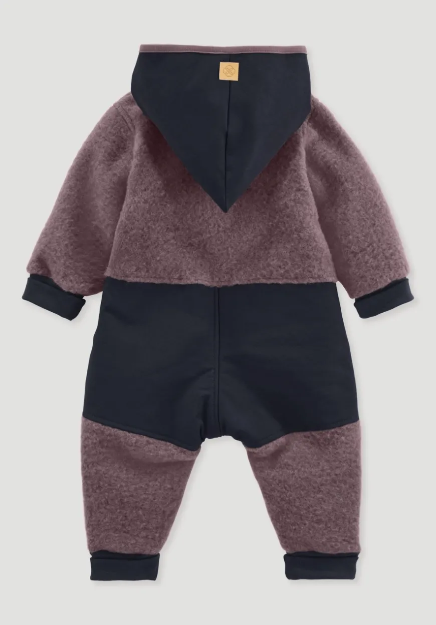 hessnatur Wollfleece Overall aus Bio-Merinowolle mit Softshell von| Fleece|Overalls