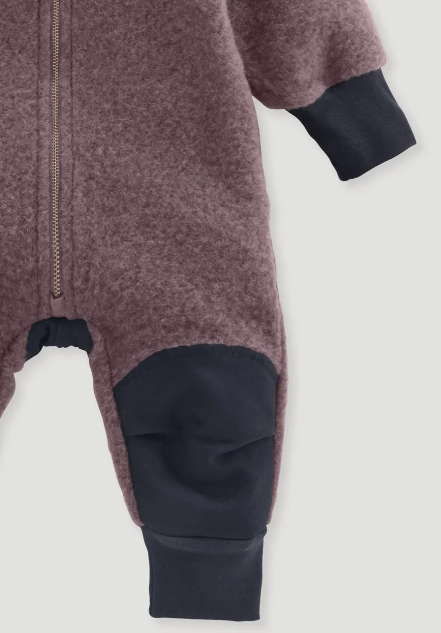 hessnatur Wollfleece Overall aus Bio-Merinowolle mit Softshell von| Fleece|Overalls
