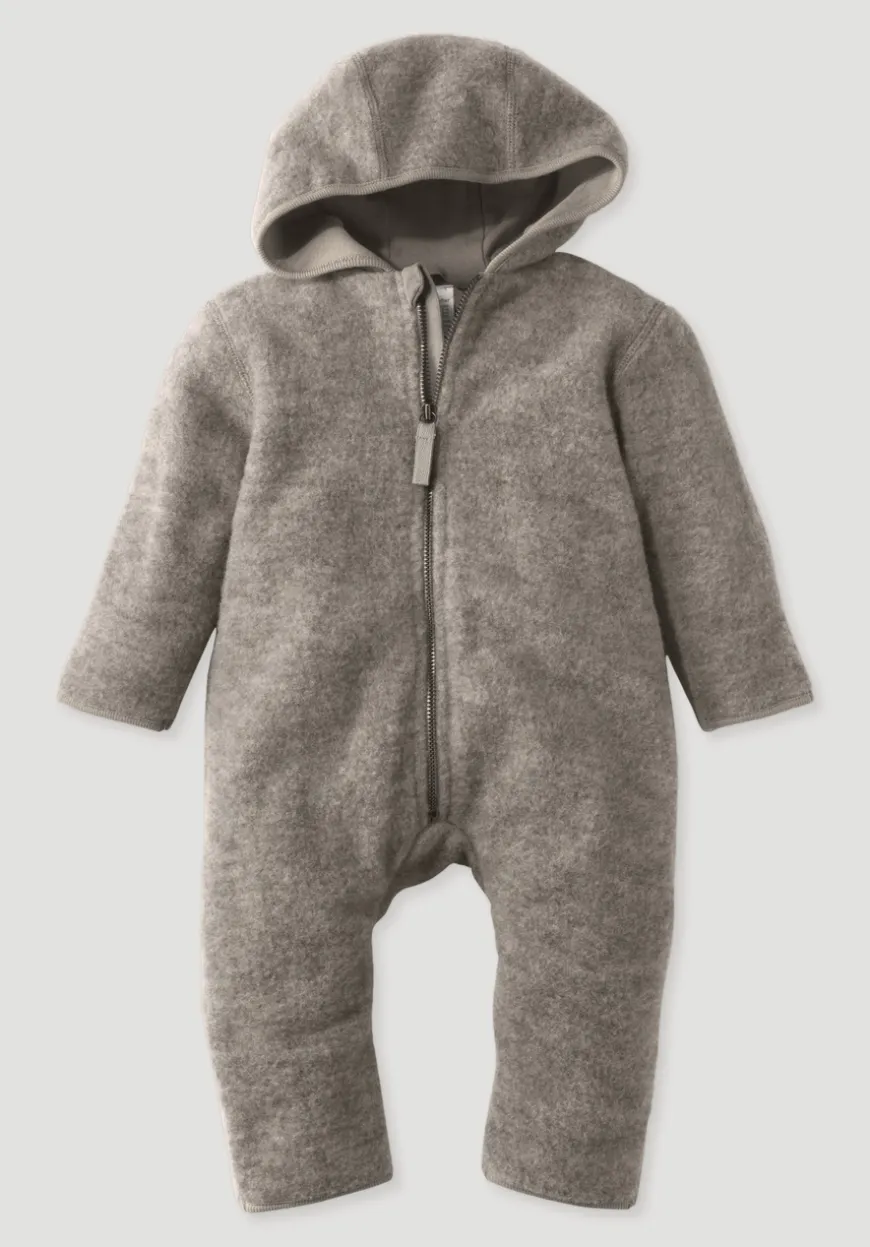 hessnatur Wollfleece Overall aus reiner Bio-Merinowolle von| Fleece|Overalls
