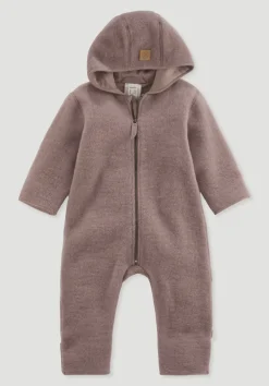 hessnatur Wollfleece Overall aus reiner Bio-Merinowolle von| Fleece|Bio-Wollfleece