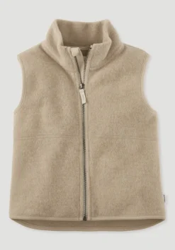 hessnatur Wollfleece Weste aus reiner Bio-Merinowolle von| Fleece|Jacken & Westen