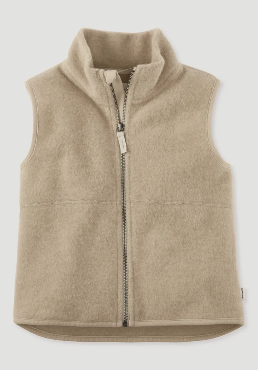 hessnatur Wollfleece Weste aus reiner Bio-Merinowolle von| Fleece|Jacken & Westen