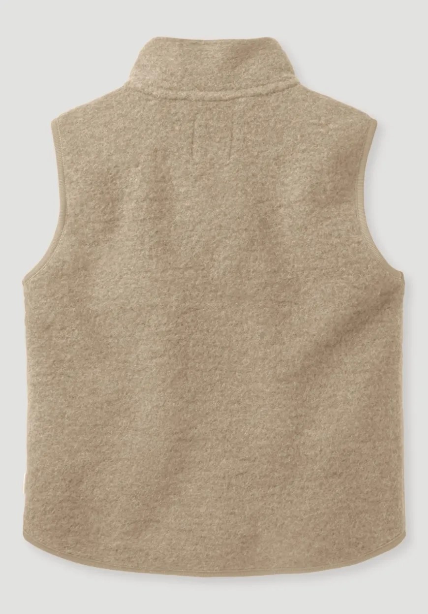 hessnatur Wollfleece Weste aus reiner Bio-Merinowolle von| Fleece|Jacken & Westen