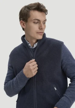 hessnatur Wollfleece Weste Regular aus reiner Bio-Merinowolle von|Herren Jacken & Mäntel|Fleece