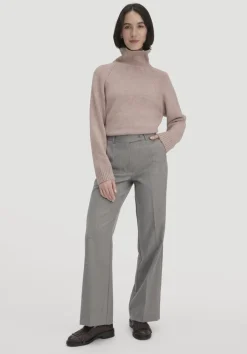 hessnatur Wollhose Straight Leg Relaxed aus reiner Bio-Merinowolle von|Damen Hosen & Shorts