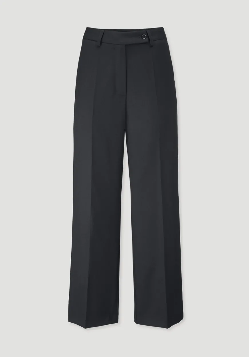 hessnatur Wollhose Straight Leg Relaxed aus reiner Bio-Merinowolle von|Damen Hosen & Shorts
