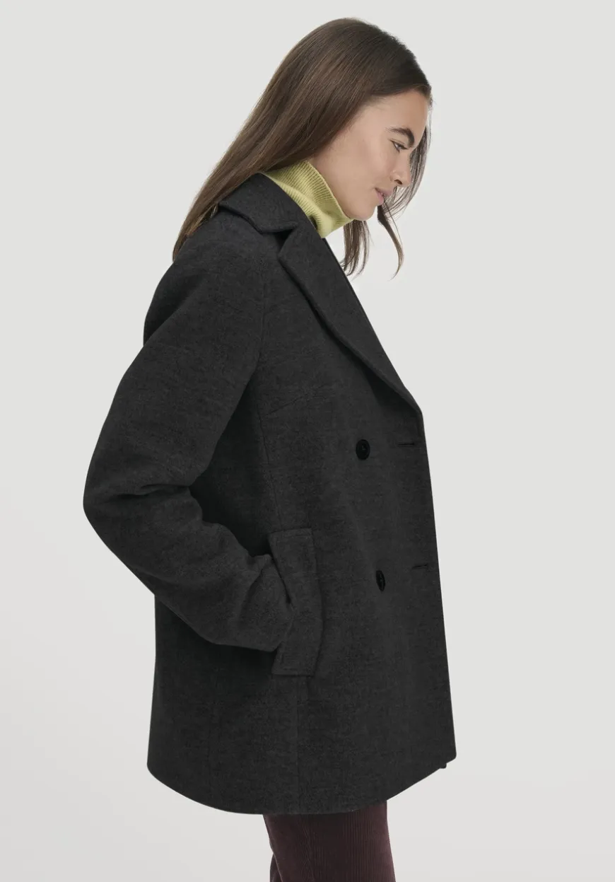 hessnatur Wolljacke Caban Relaxed aus reiner Bio-Schurwolle von|Damen Jacken & Mäntel