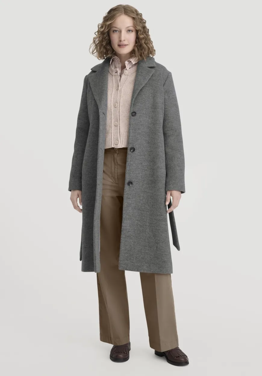 hessnatur Wollmantel Regular aus reiner Bio-Schurwolle von|Damen Jacken & Mäntel