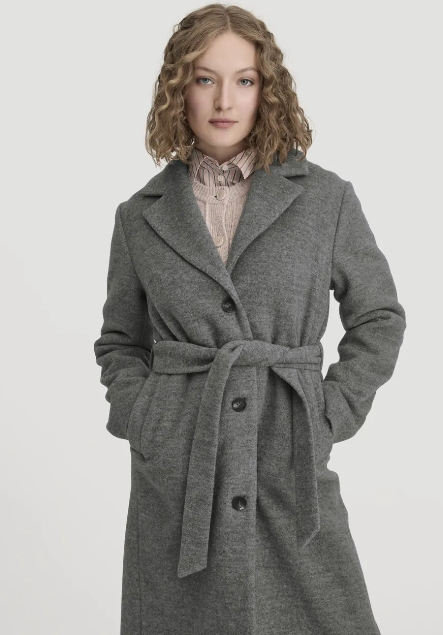 hessnatur Wollmantel Regular aus reiner Bio-Schurwolle von|Damen Jacken & Mäntel