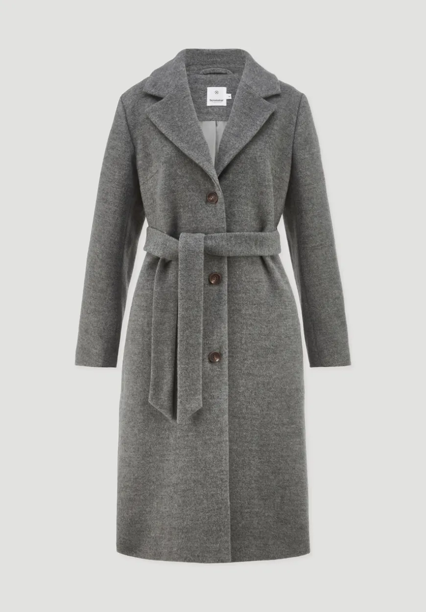 hessnatur Wollmantel Regular aus reiner Bio-Schurwolle von|Damen Jacken & Mäntel