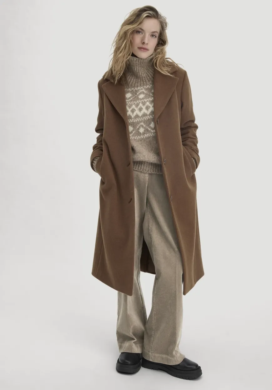 hessnatur Wollmantel Regular aus reiner Bio-Schurwolle von|Damen Jacken & Mäntel