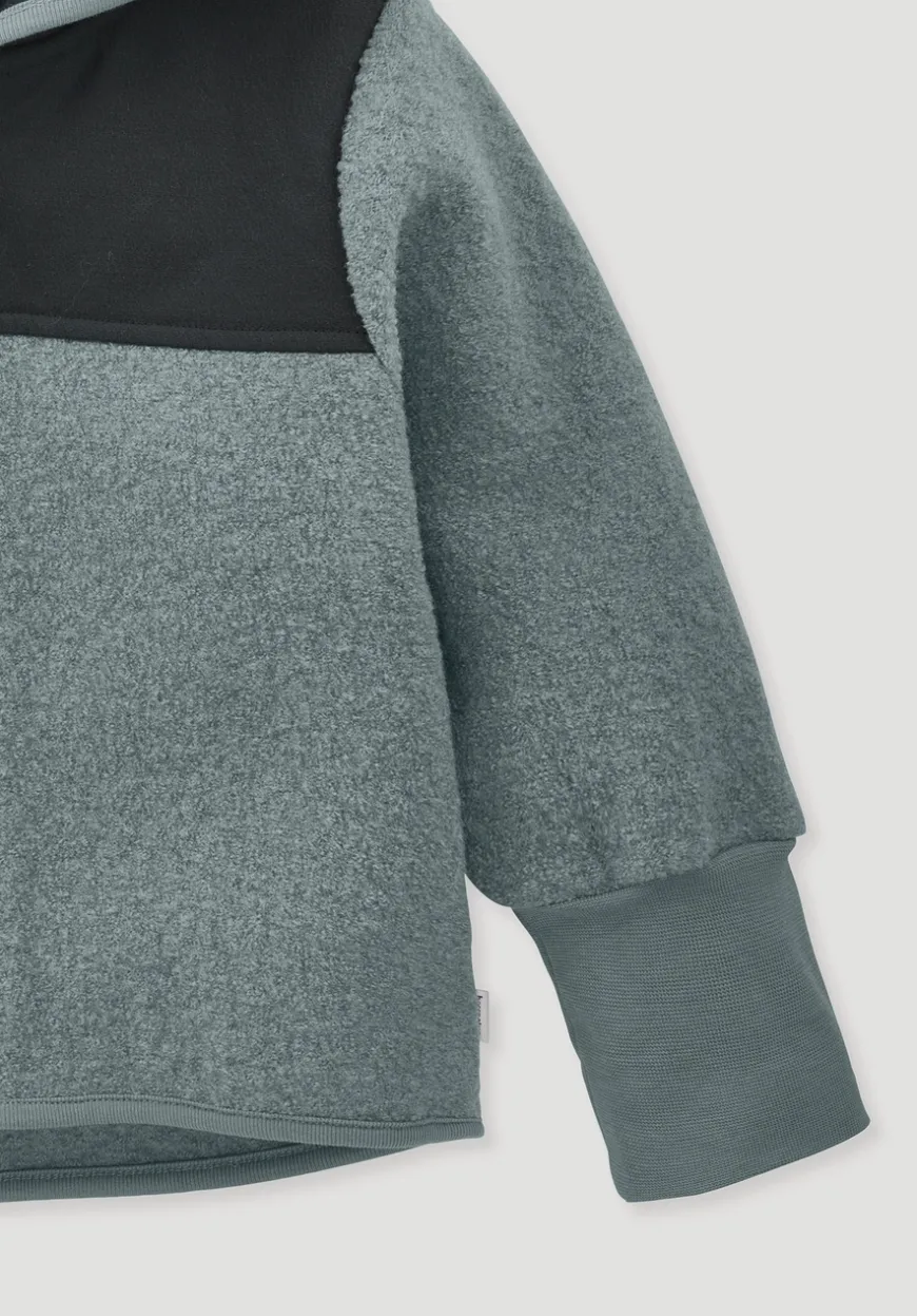 hessnatur Wollwalk Jacke aus Bio-Merinowolle mit Softshell von| Jacken|Bio-Wollwalk