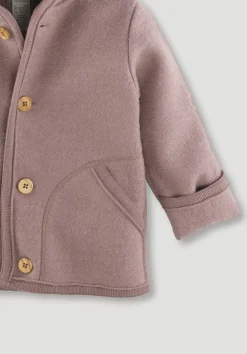 hessnatur Wollwalk Jacke aus reiner Bio-Merinowolle von| Jacken|Bio-Wollwalk