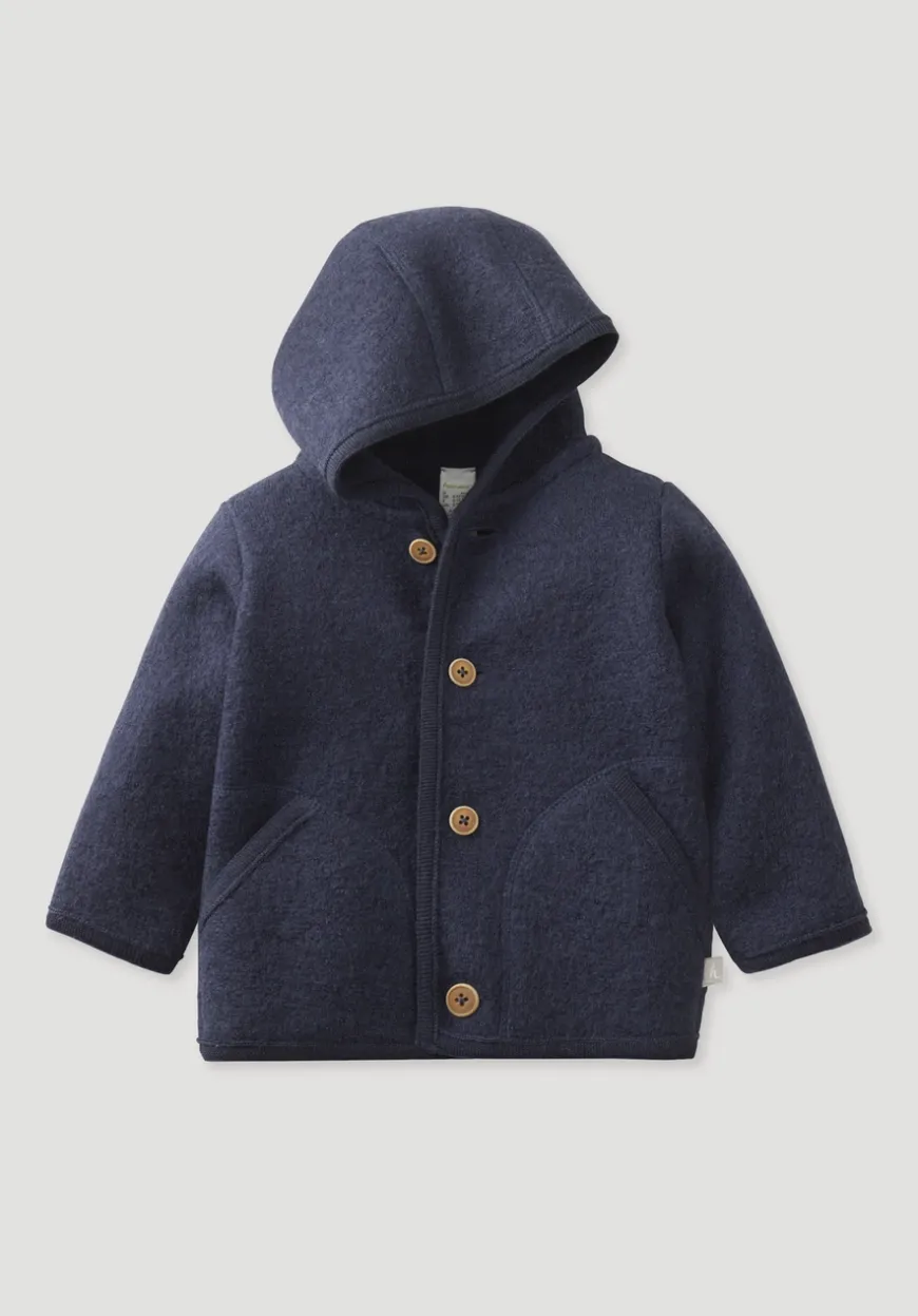 hessnatur Wollwalk Jacke aus reiner Bio-Merinowolle von| Jacken|Bio-Wollwalk