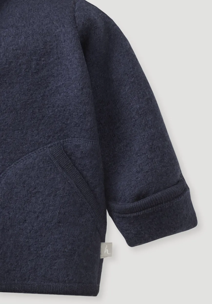 hessnatur Wollwalk Jacke aus reiner Bio-Merinowolle von| Jacken|Bio-Wollwalk