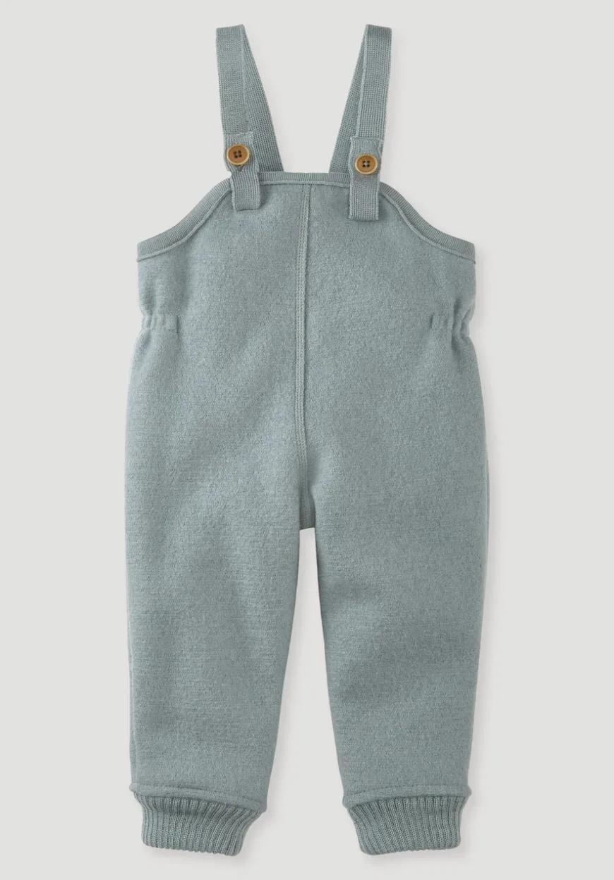 hessnatur Wollwalk Latzhose aus reiner Bio-Merinowolle von| Hosen