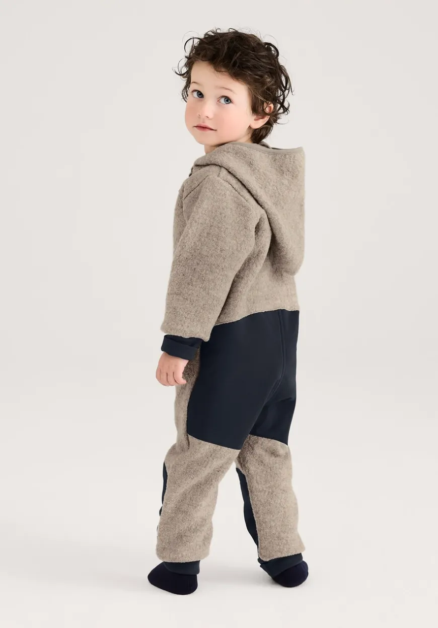 hessnatur Wollwalk Overall aus Bio-Merinowolle mit Softshell von| Bio-Wollwalk