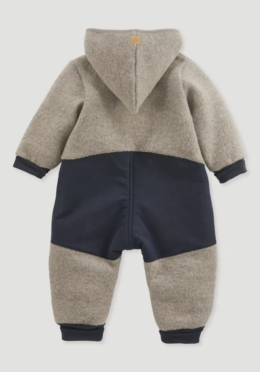 hessnatur Wollwalk Overall aus Bio-Merinowolle mit Softshell von| Bio-Wollwalk