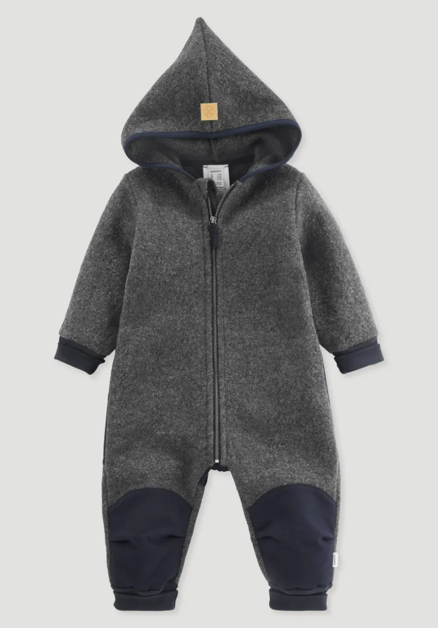 hessnatur Wollwalk Overall aus Bio-Merinowolle mit Softshell von| Overalls|Bio-Wollwalk
