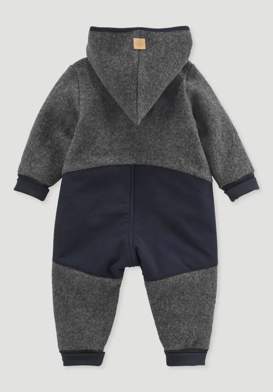 hessnatur Wollwalk Overall aus Bio-Merinowolle mit Softshell von| Overalls|Bio-Wollwalk
