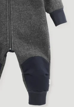 hessnatur Wollwalk Overall aus Bio-Merinowolle mit Softshell von| Overalls|Bio-Wollwalk