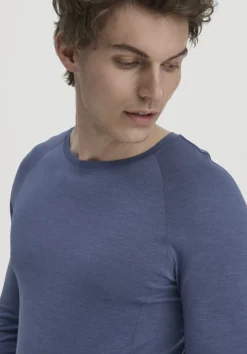 hessnatur Wool-Silk Longsleeve aus Bio-Merinowolle mit Seide von|Herren Oberteile|Unterhemden